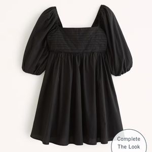 ABERCROMBIE & FITCH | Emerson Ruched Puff Sleeve Mini Dress